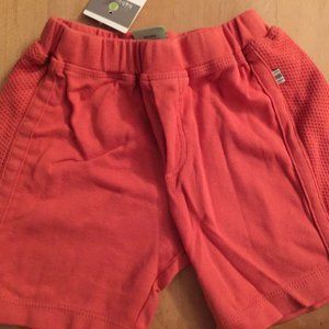 Babystyle boutique Adobe Red/Orange pull up shorts 6-12 months. NWT